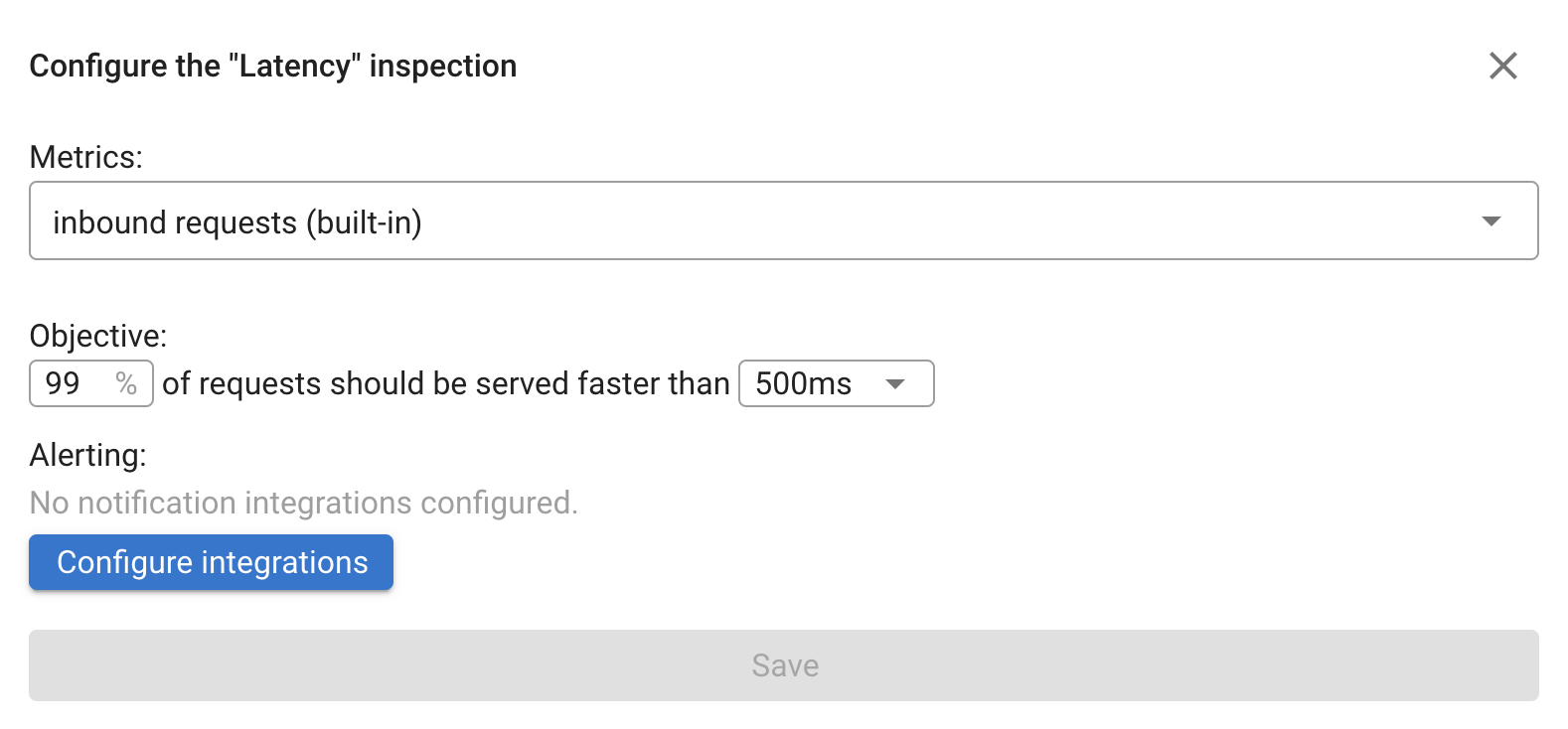 Latency SLO