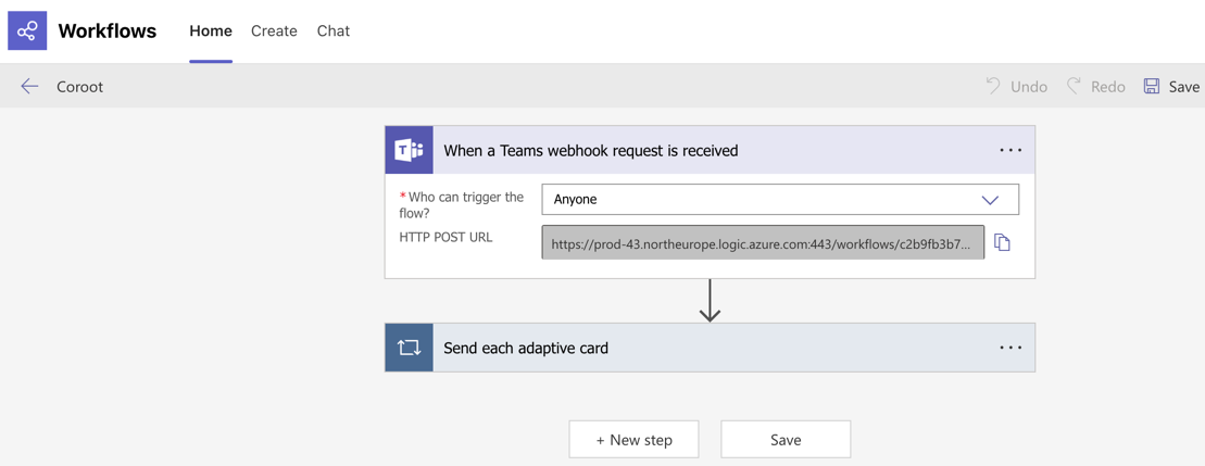 MS Teams integration step 5